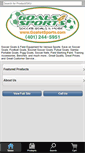Mobile Screenshot of goals4sports.com
